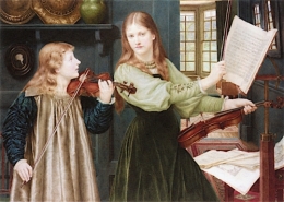The Duet Portraits of Alexandra Daughter of Rev G Kitchen and Winifred Daughter of the Painter.jpg