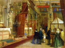 Interior of the Great Exhibition: The Medieval Court.jpg