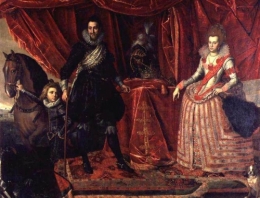 Christian IV of Denmark and his first wife Anne Catherine of Brandenburg.jpg