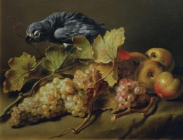 Still Life with a Parrot and Grapes.jpg