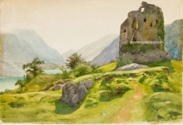 Mountainous Landscape with Ruins.jpg