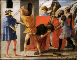 The Martyrdom of Saint John the Baptist predella from the Pisa Altarpiece).jpg