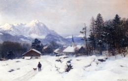 A Hunter in a Winter Landscape.jpg