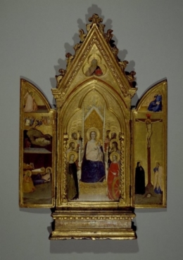 Triptych: Madonna with Christ and Saints; the Nativity and the Crucifixion.jpg