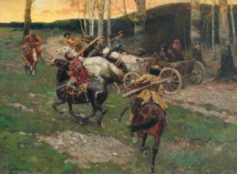 Circassian Horsemen Attack a Peasant Couple.jpg