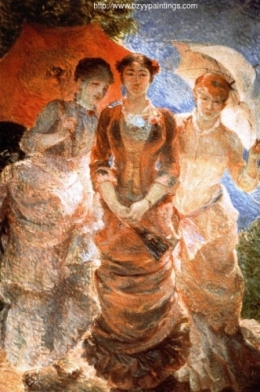Three Ladies with Umbrellas also known as The Three Graces of 1880).jpg