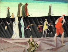 bathers on the beach i