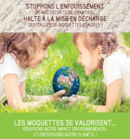 moquette,valorisation,optimum,recyclage moquette,déchets de moquette,rénovation,réhabilitation,dalle de moquette,déchets du btp
