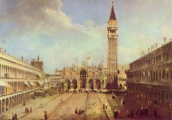 Canaletto, Vue de la place Saint-Marc à Venise